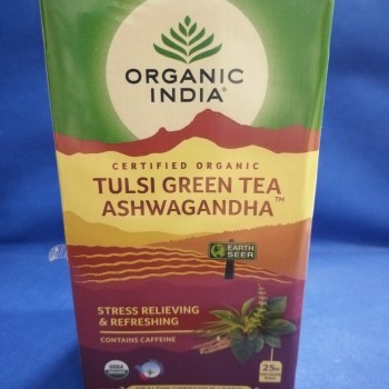 Tulsi,green tea, ashwagandha