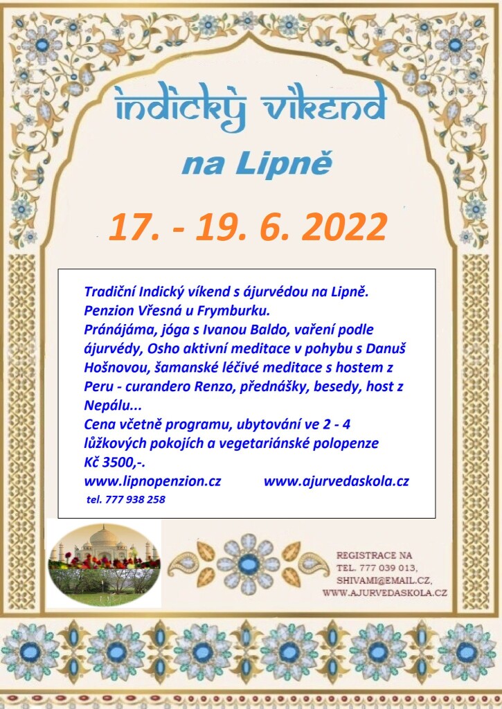 Indický víkend 2022